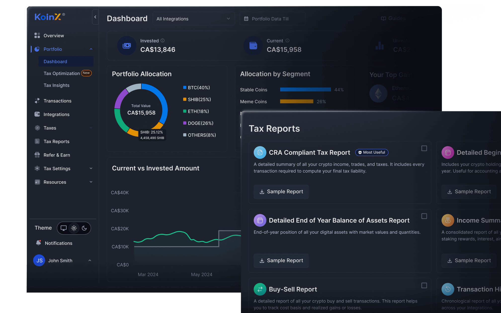 Crypto Tax Platform